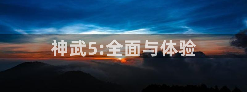 28大神零一预测：神武5:全面与体验